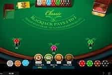 Classic Blackjack Game at Regent Play