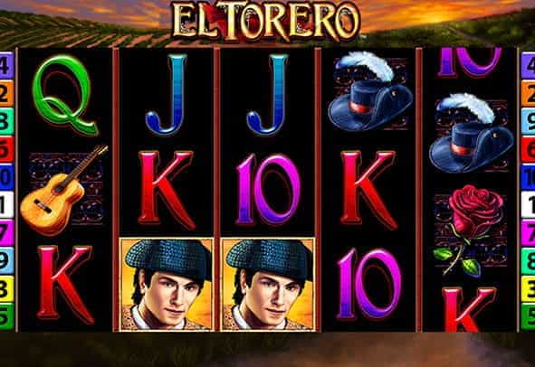 The El Torero demo game rows and reels.