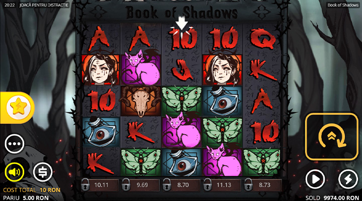 Book of Shadows Nolimit City slot