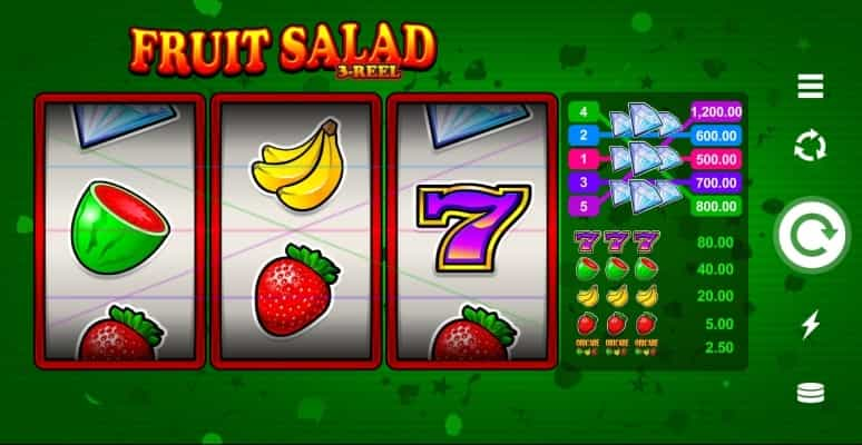 Fruit Salad 3 Reel slot cu c?p?uni