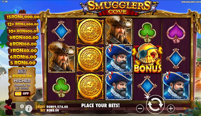 Smugglers Cove slot care pl?te?te bine